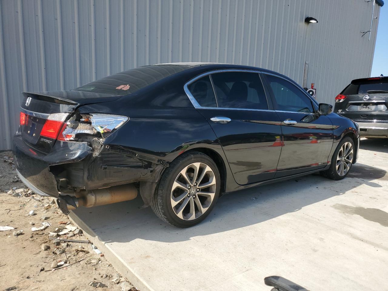 2014 Honda Accord VIN 1HGCR2F50EA198194 Copart auction photo, rear end damage thumbnail 3