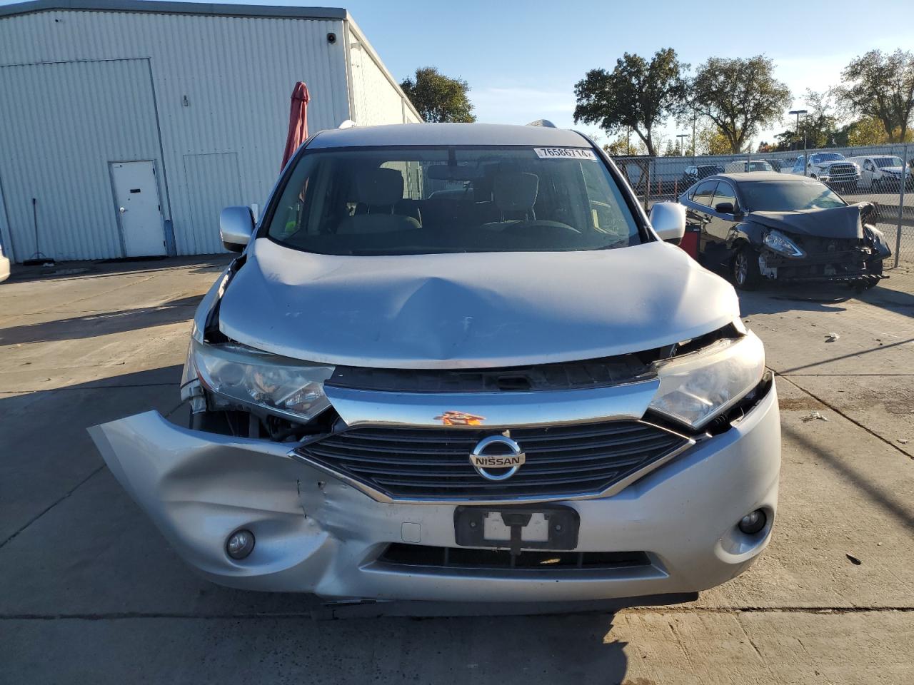 2016 Nissan Quest VIN JN8AE2KP2G9154425 Copart auction photo, front end damage thumbnail 5