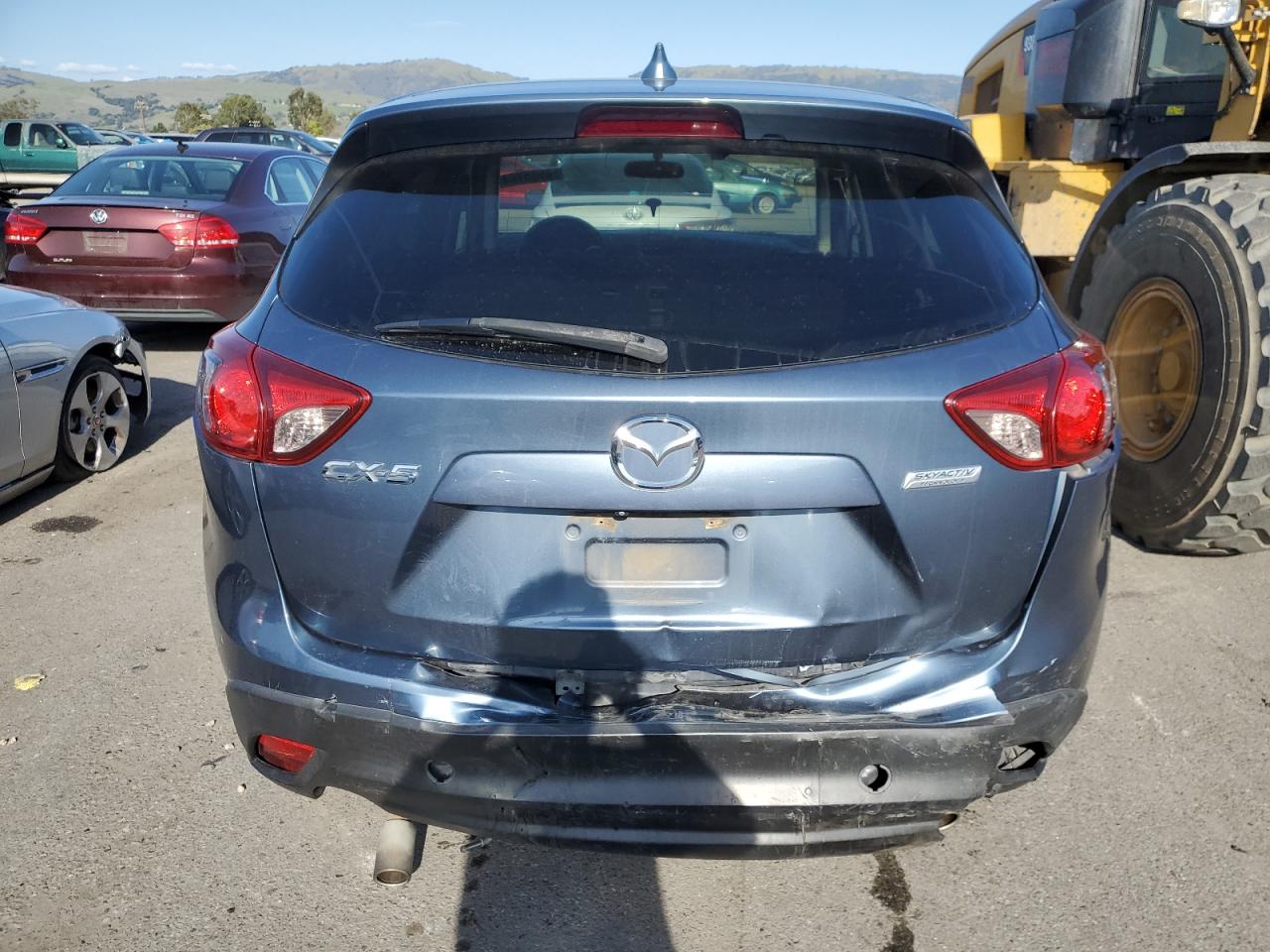 2014 Mazda CX-5 VIN JM3KE2CY3E0410720 Copart auction photo, rear end / front end damage thumbnail 6
