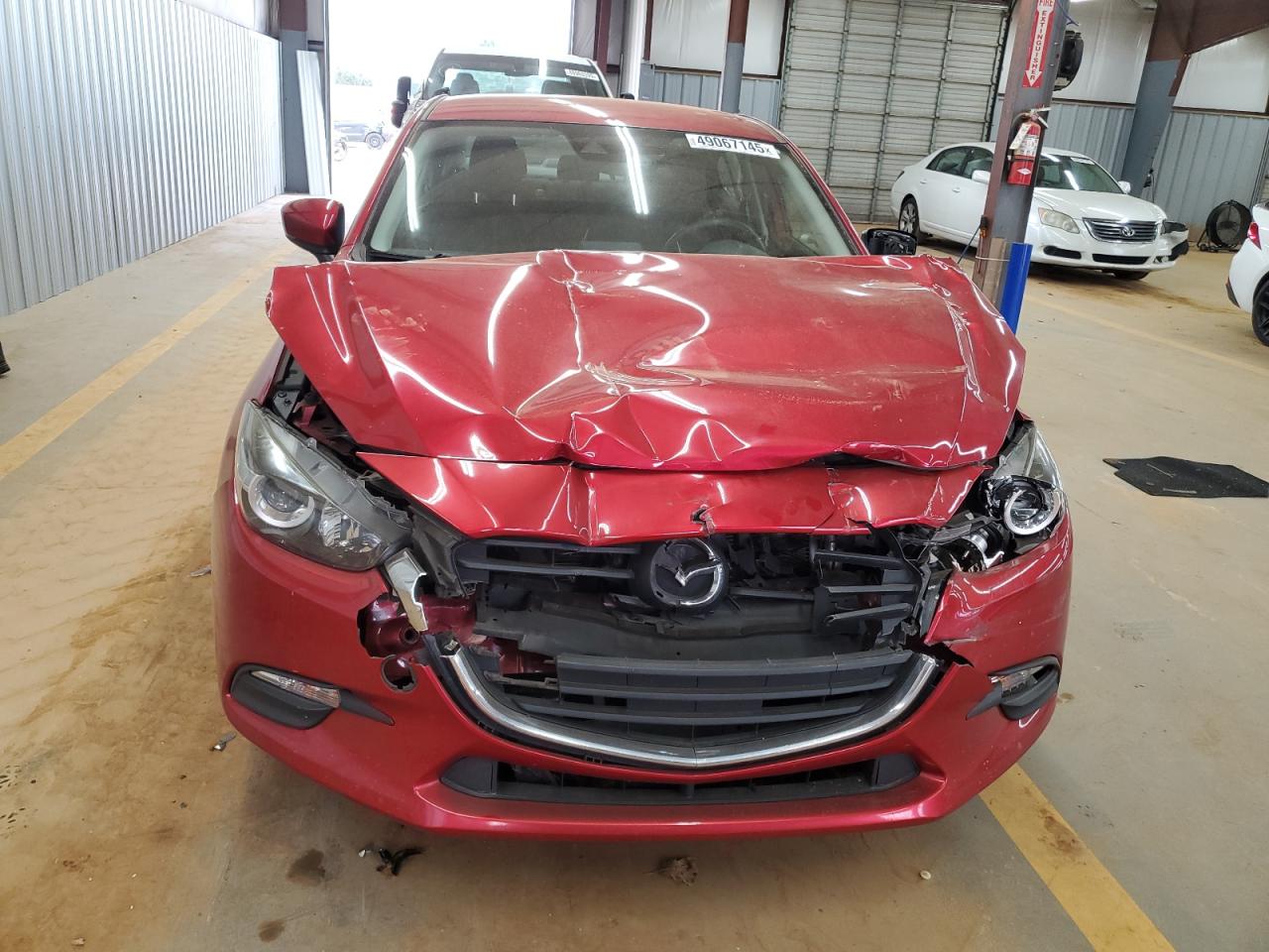 2018 Mazda 3 VIN 3MZBN1U73JM188662 Copart auction photo, front end / minor dent/scratches damage thumbnail 5