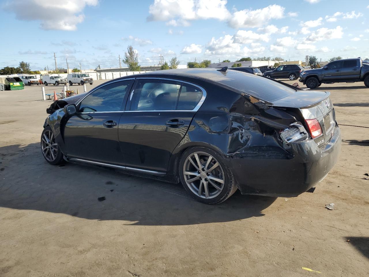 2007 Lexus GS VIN JTHBE96S970015788 Copart auction photo, front end / rear end damage thumbnail 2