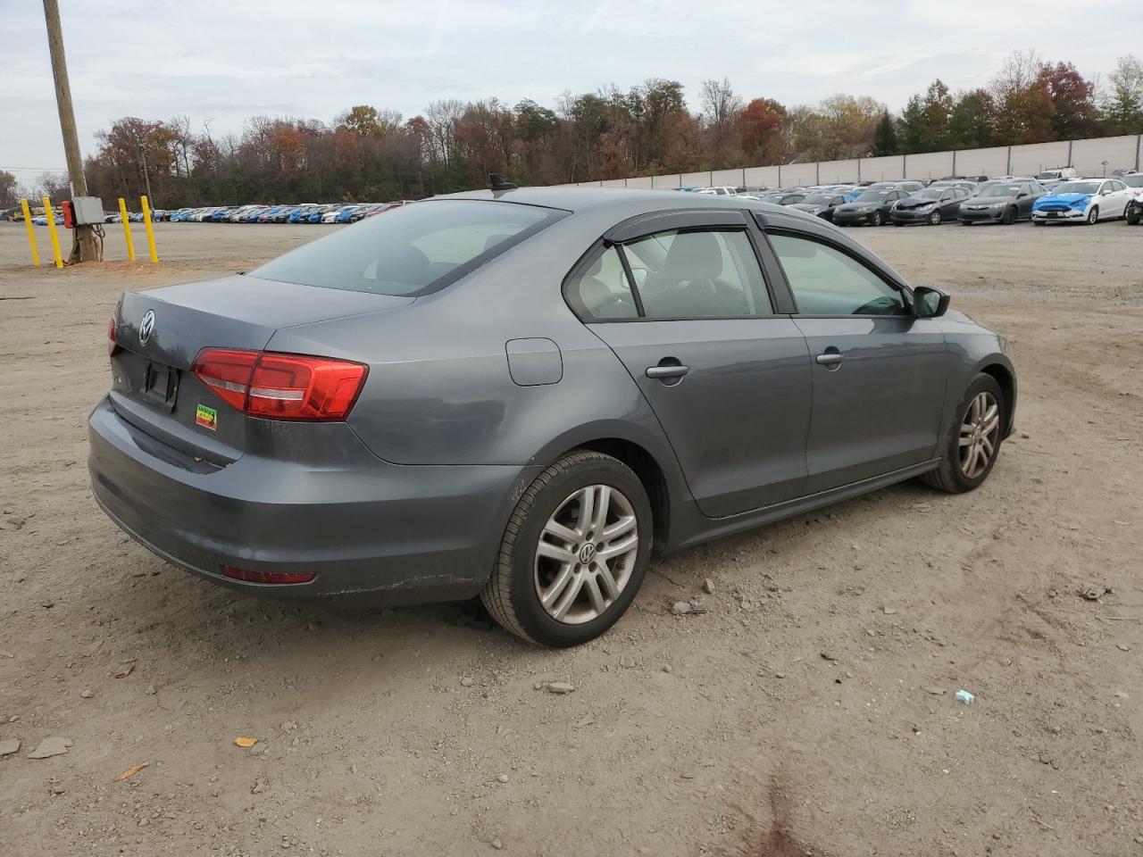 2015 Volkswagen Jetta VIN 3VW2K7AJ5FM208459 Copart auction photo, side / minor dent/scratches damage thumbnail 3