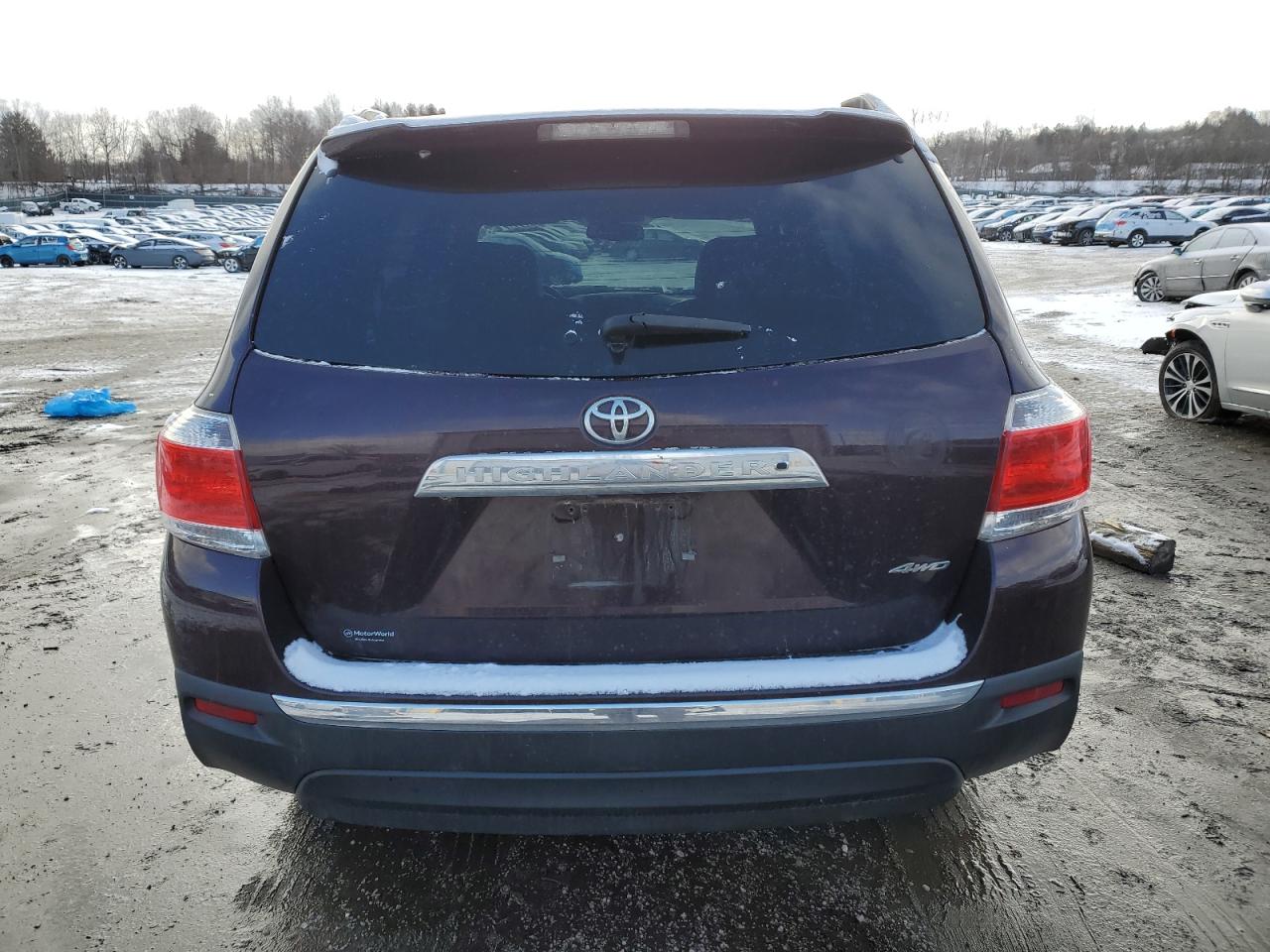 2011 Toyota Highlander VIN 5TDBK3EHXBS079261 Copart auction photo, front end damage thumbnail 6