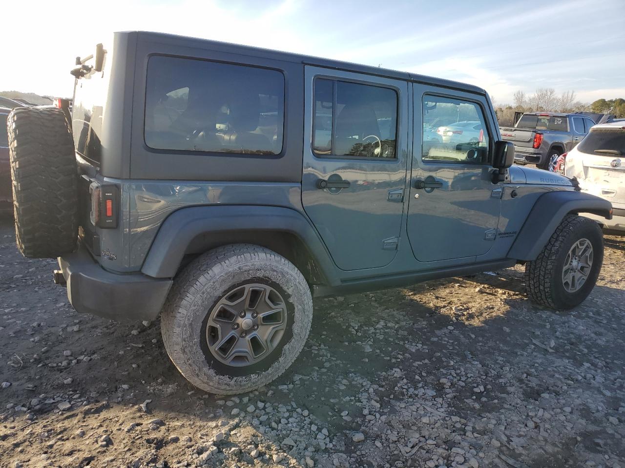 2015 Jeep Wrangler VIN 1C4BJWFG7FL732694 Copart auction photo, all over / vandalism damage thumbnail 3