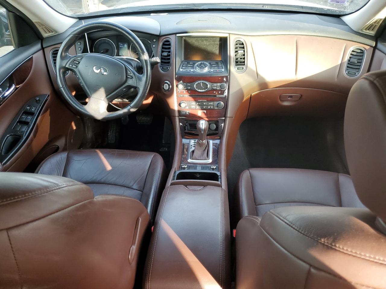 2012 Infiniti EX VIN JN1AJ0HR7CM452676 Copart auction photo, front end damage thumbnail 8
