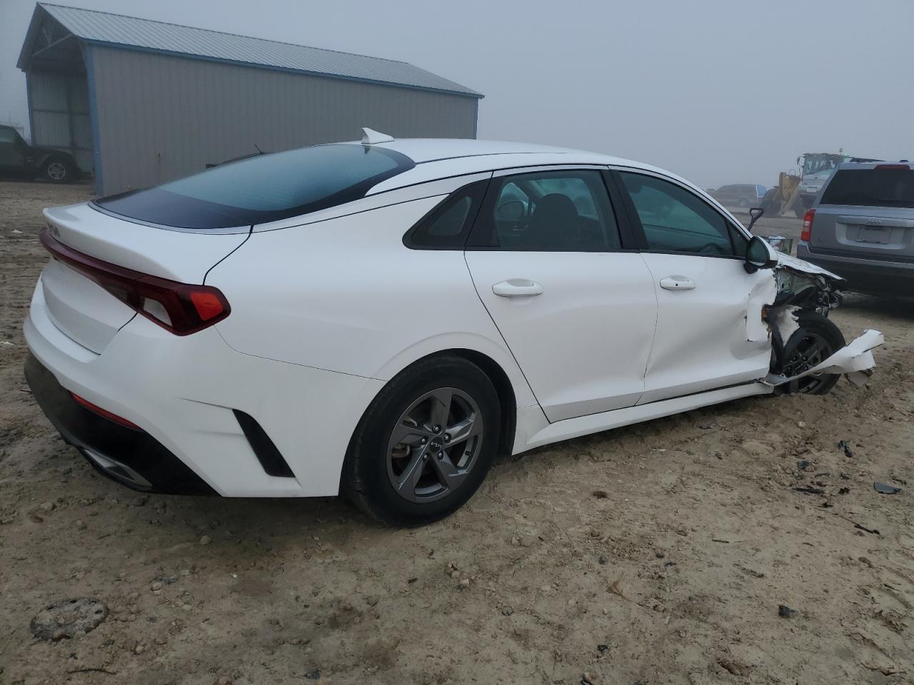 2022 KIA K5 VIN 5XXG14J22NG146151 Copart auction photo, front end / side damage thumbnail 3