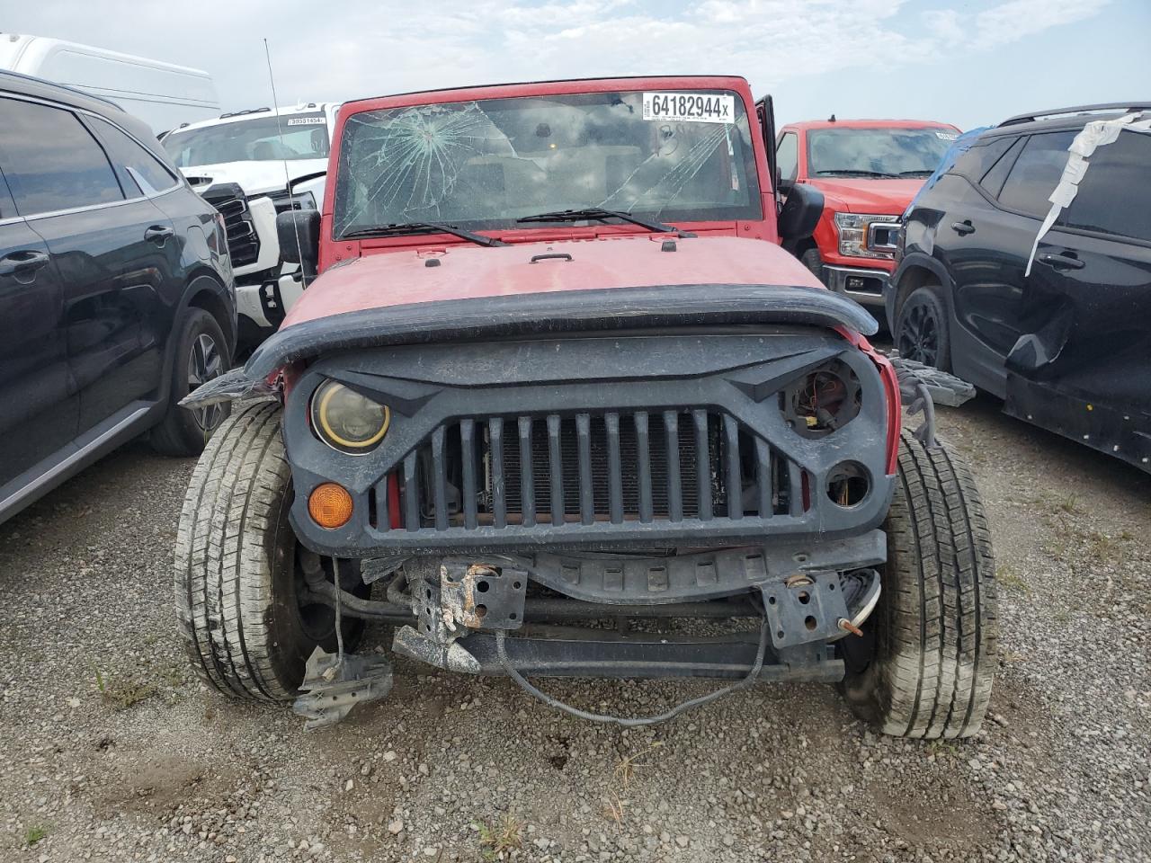 2007 Jeep Wrangler VIN 1J4GB39117L139837 Copart auction photo, all over / front end damage thumbnail 5