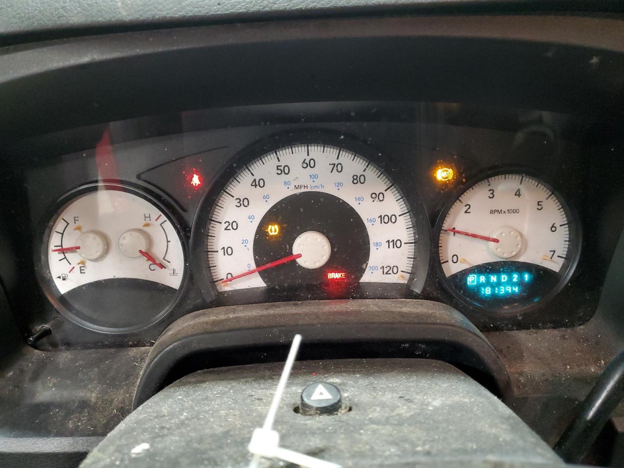 2008 Dodge Dakota VIN 1D7HW38K38S543504 Copart auction photo, front end / side damage thumbnail 9