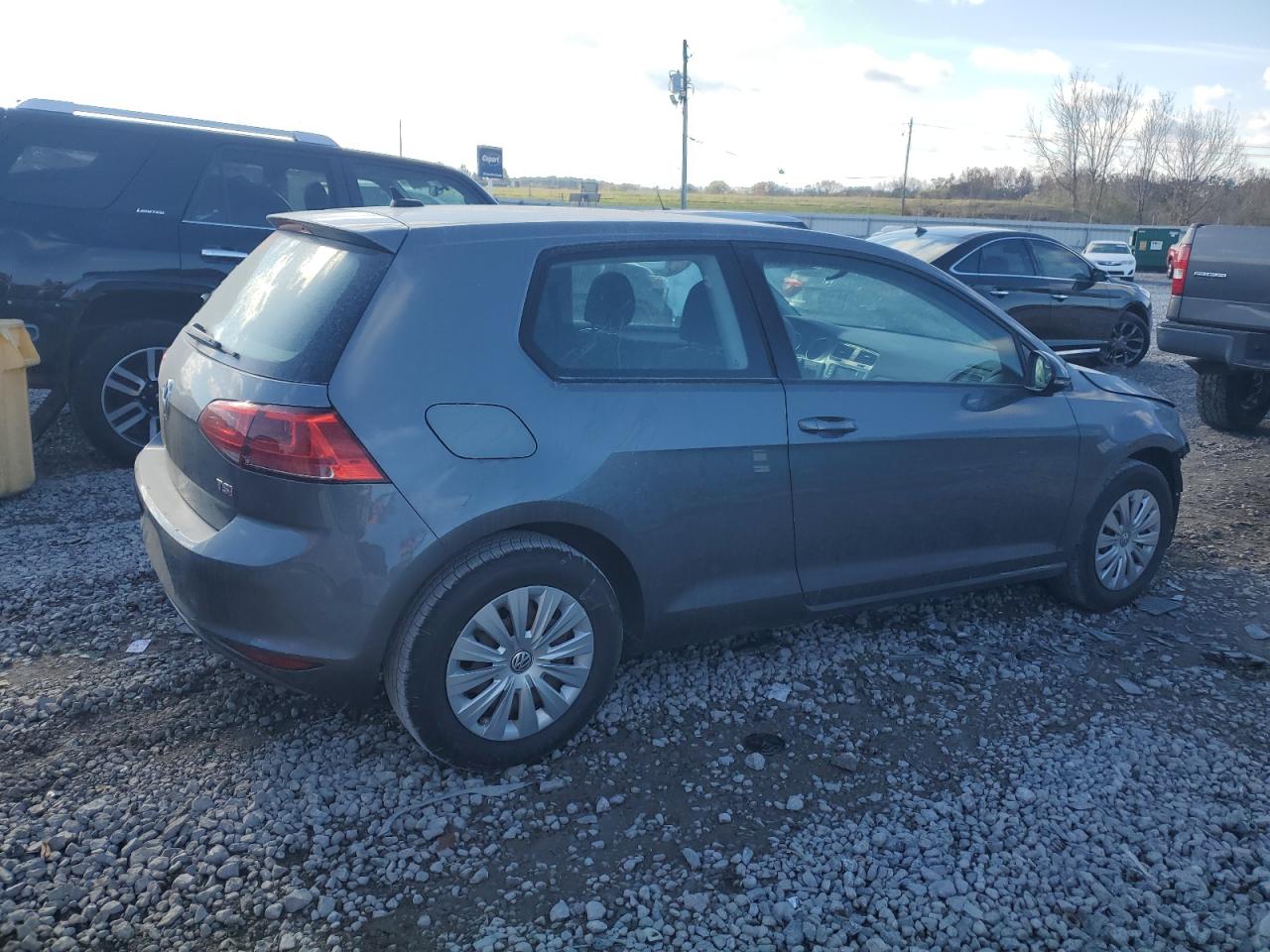 2015 Volkswagen Golf VIN 3VW817AU3FM023558 Copart auction photo, front end damage thumbnail 3