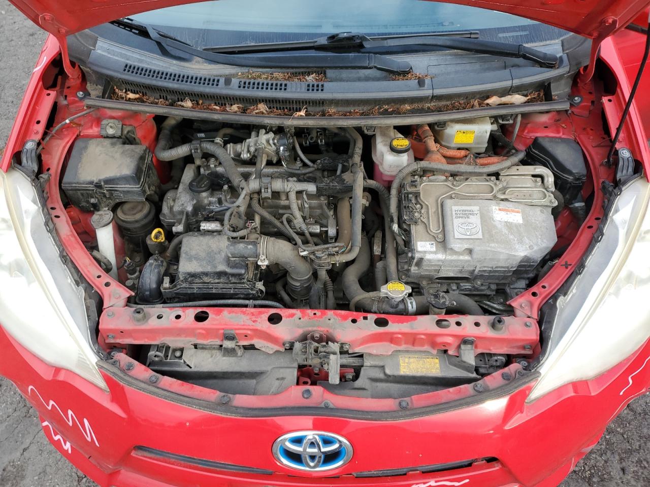 2013 Toyota Prius VIN JTDKDTB35D1529868 Copart auction photo, rear end / minor dent/scratches damage thumbnail 11