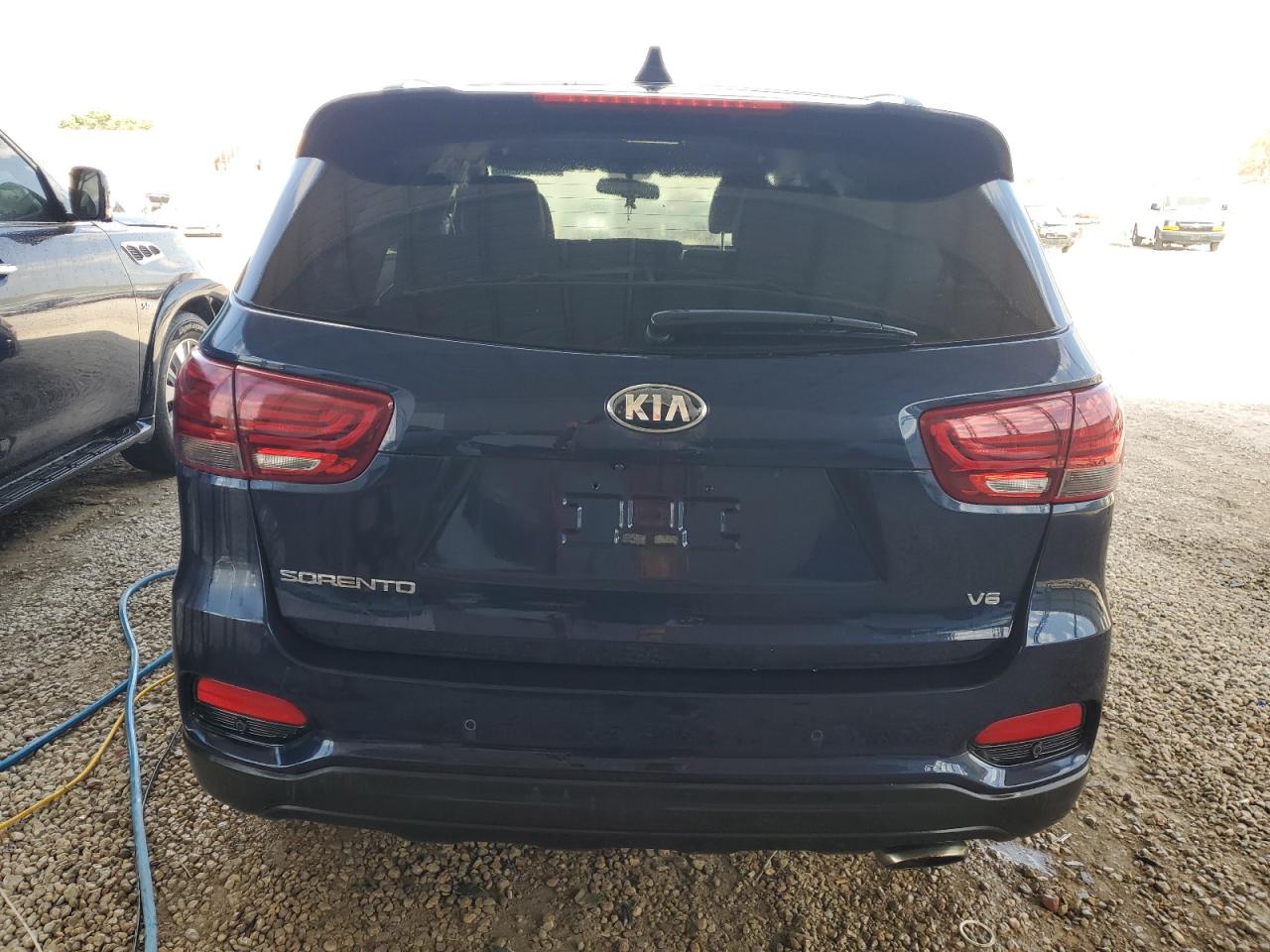 2019 KIA Sorento VIN 5XYPGDA55KG551632 Copart auction photo, side / front end damage thumbnail 6