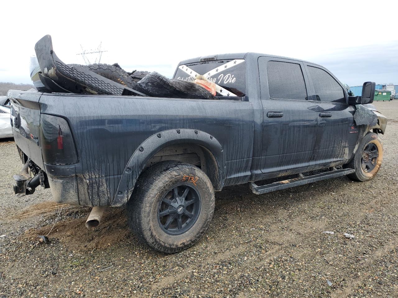 2015 RAM 2500 VIN 3C6UR5CL1FG504790 Copart auction photo, burn - engine / missing/altered vin damage thumbnail 3