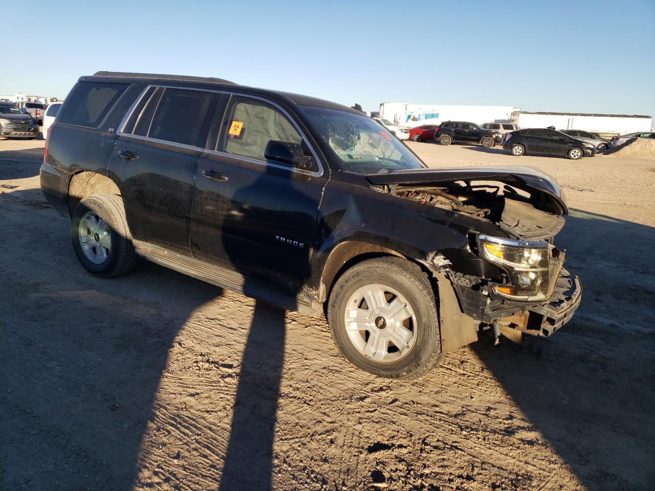 2015 Chevrolet Tahoe VIN 1GNSCAKC9FR235280 Copart auction photo, front end / mechanical damage thumbnail 4