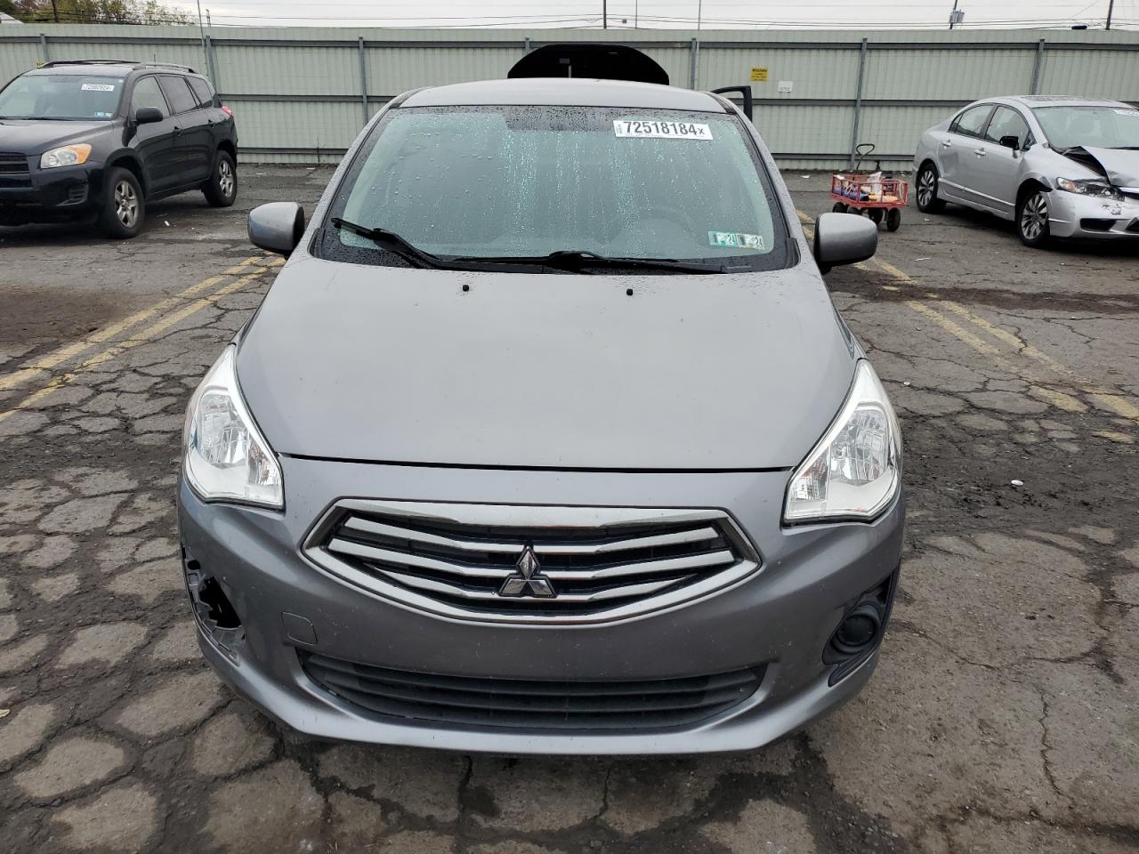 2018 Mitsubishi Mirage VIN ML32F3FJ5JHF15738 Copart auction photo, rear end / front end damage thumbnail 5
