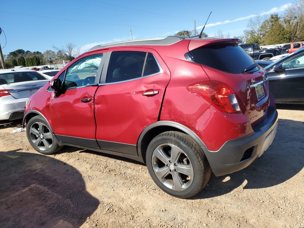 2014 Buick Encore VIN KL4CJASB2EB783018 Copart auction photo, all over damage thumbnail 2