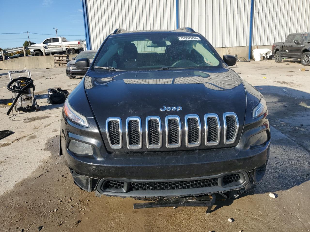 2016 Jeep Grand Cherokee VIN 1C4PJMAB2GW169432 Copart auction photo, front end / side damage thumbnail 5