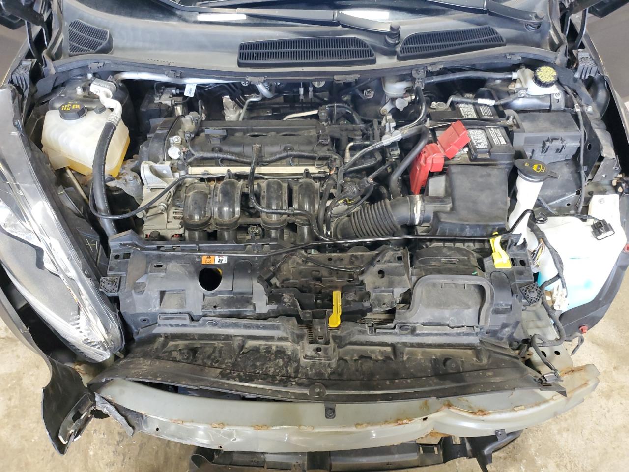2018 Ford Fiesta VIN 3FADP4BJ4JM100553 Copart auction photo, rear end / front end damage thumbnail 11
