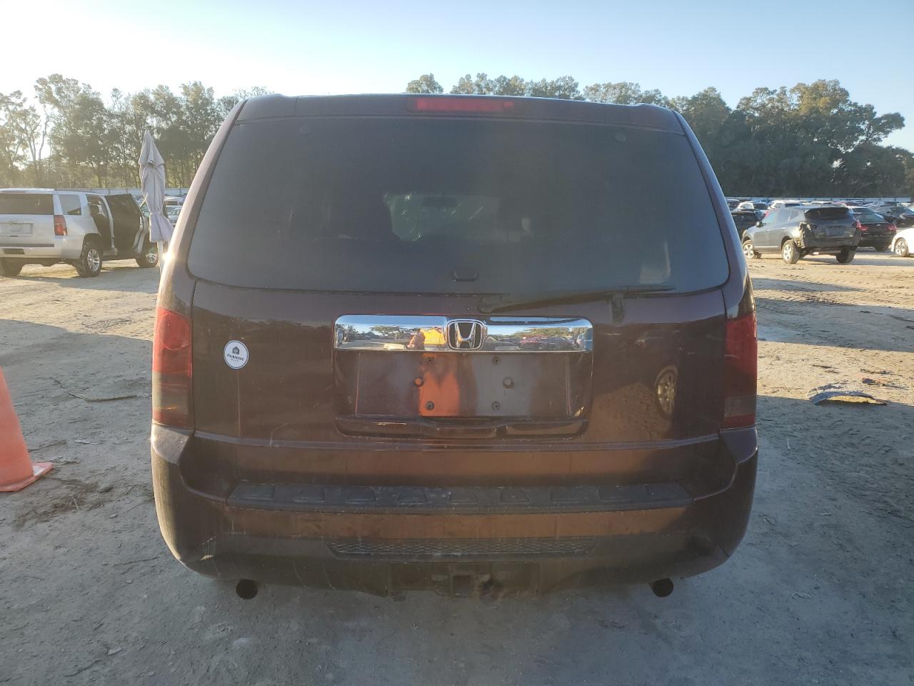 2013 Honda Pilot VIN 5FNYF3H22DB044565 Copart auction photo, side damage thumbnail 6