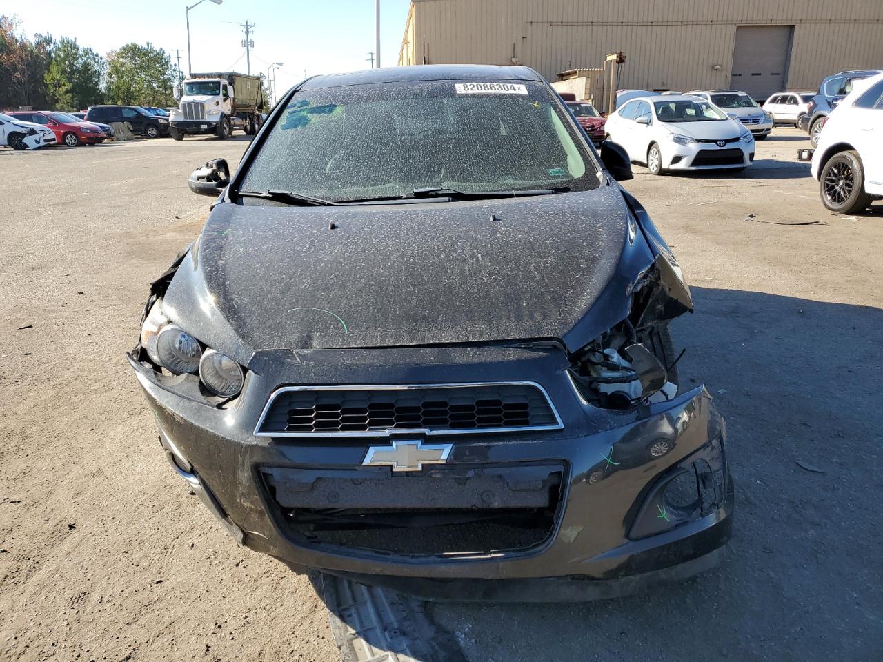 2014 Chevrolet Sonic VIN 1G1JE6SB1E4133818 Copart auction photo, front end damage thumbnail 5