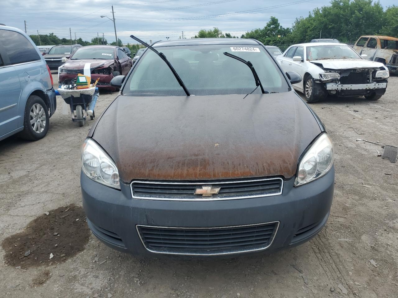 2008 Chevrolet Impala VIN 2G1WT58KX81372751 Copart auction photo, rear end / minor dent/scratches damage thumbnail 5