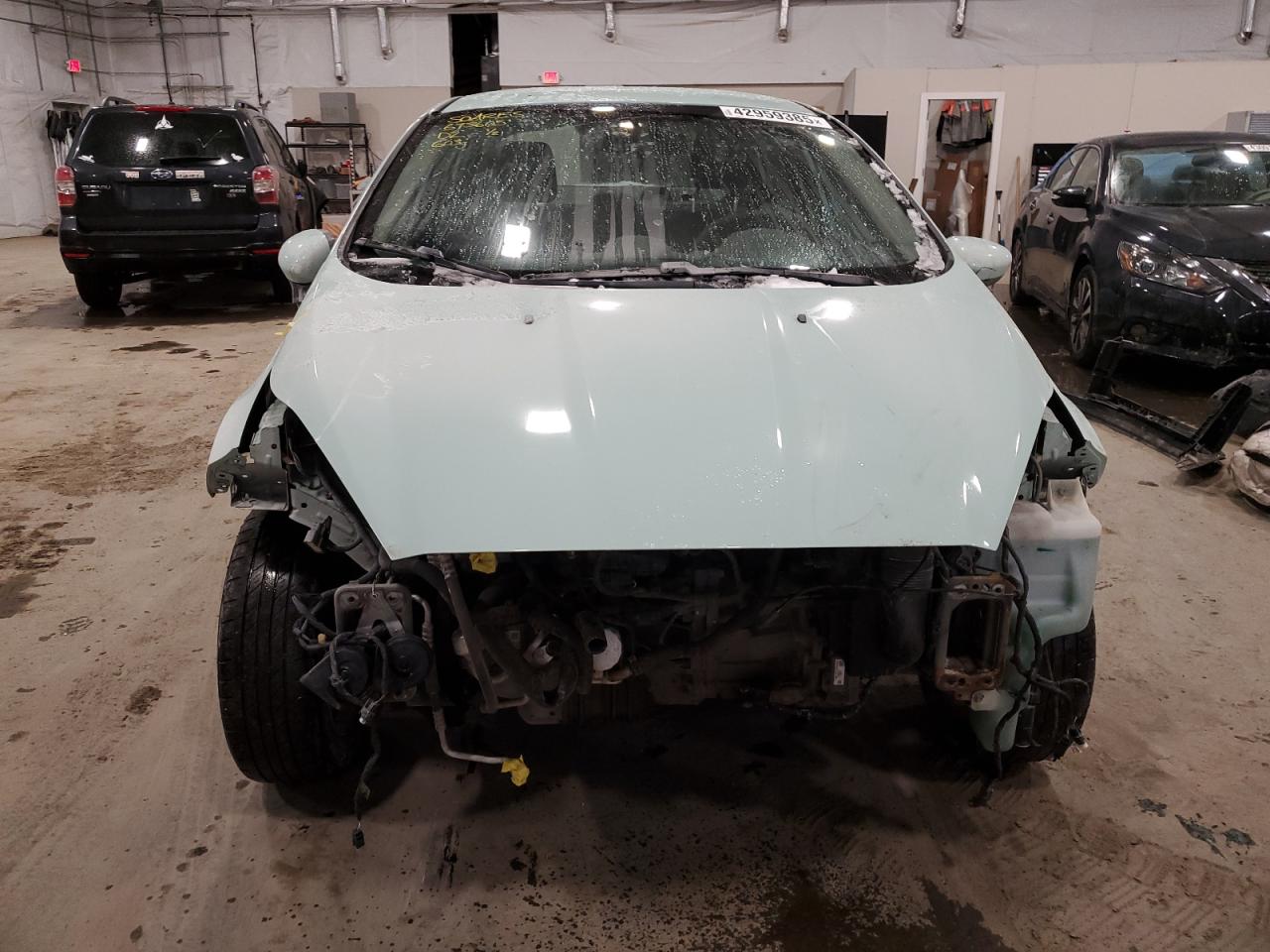 2017 Ford Fiesta VIN 3FADP4BJ2HM108872 Copart auction photo, front end damage thumbnail 5