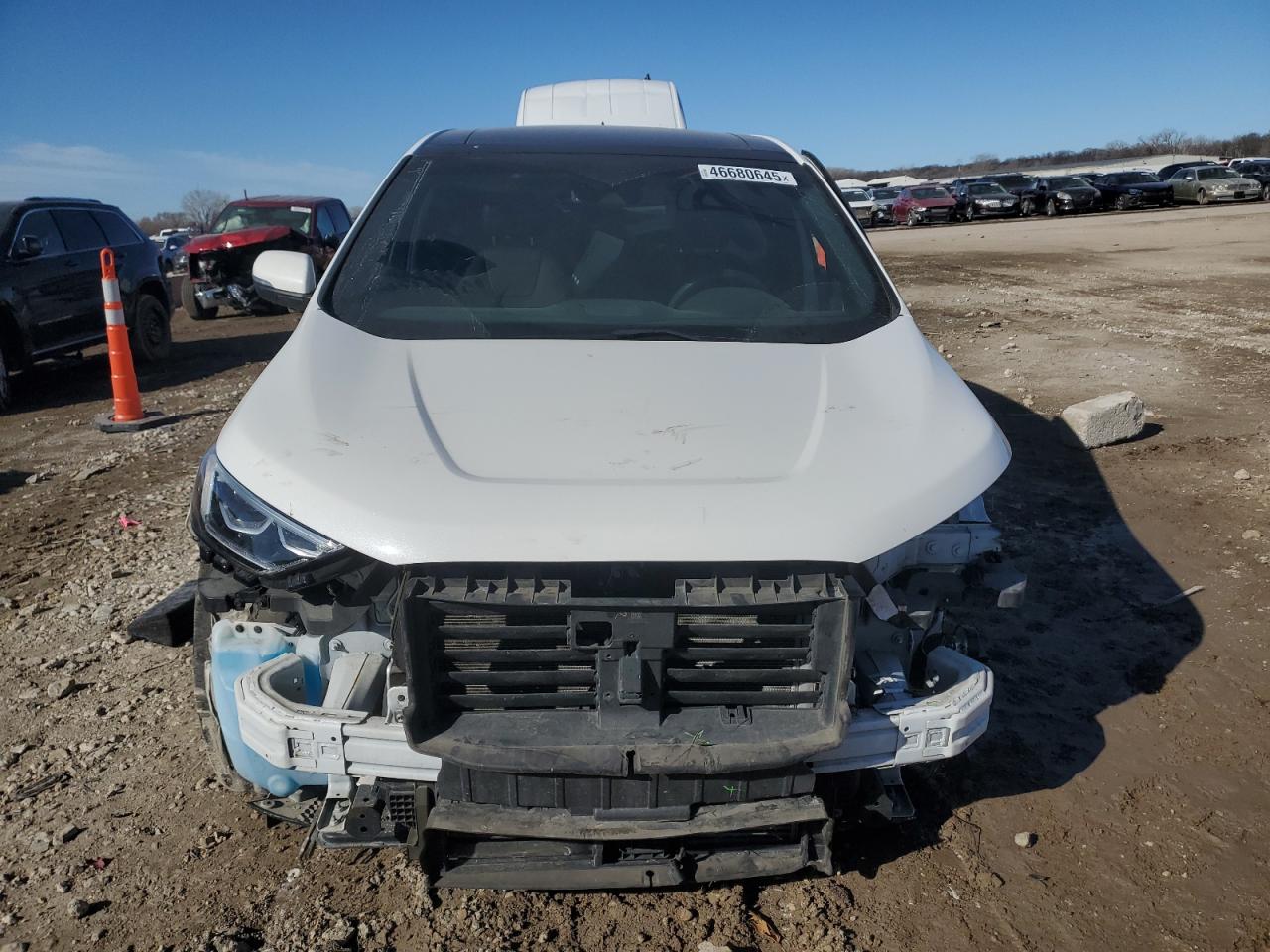 2020 Ford Edge VIN 2FMPK4K9XLBB59389 Copart auction photo, undercarriage / front end damage thumbnail 5