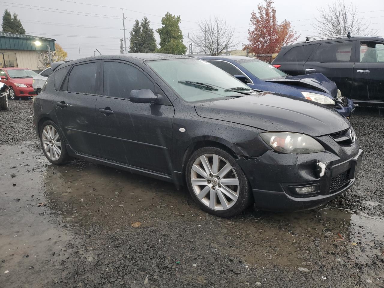 2009 Mazda 3 VIN JM1BK34M291215405 Copart auction photo, front end damage thumbnail 4