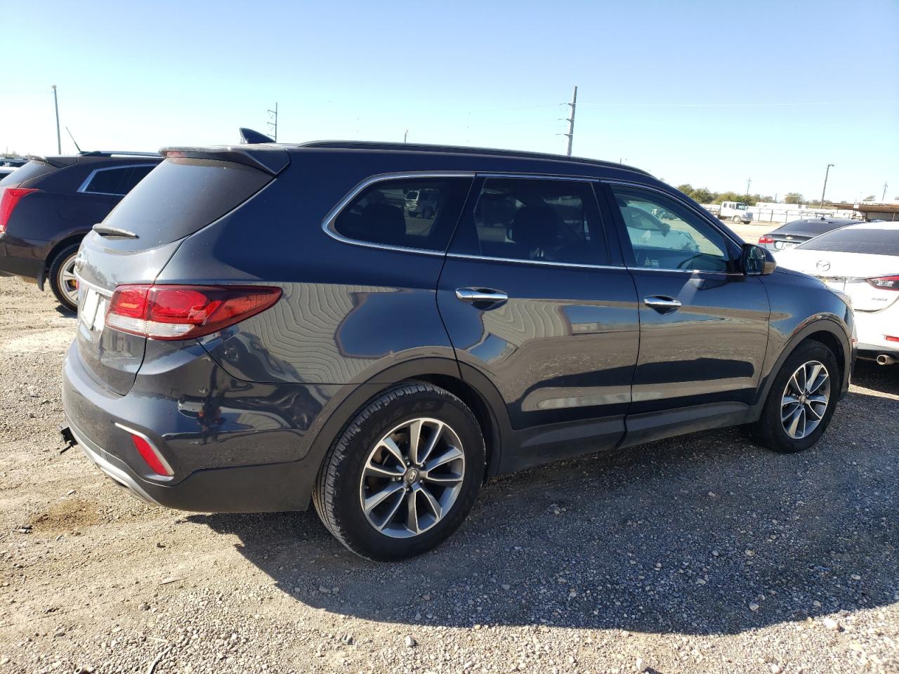 2019 Hyundai Santa Fe VIN KM8SM4HF2KU304869 Copart auction photo, mechanical damage thumbnail 3