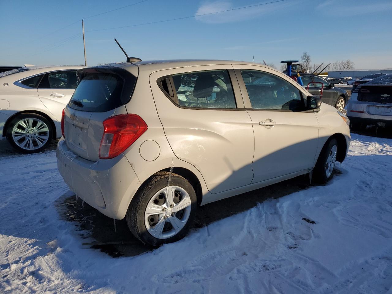 2020 Chevrolet Spark VIN KL8CB6SA0LC455765 Copart auction photo, front end damage thumbnail 3