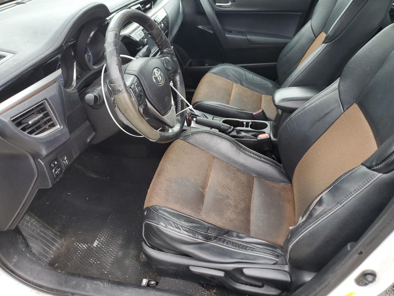 2014 Toyota Corolla VIN 5YFBURHE0EP090135 Copart auction photo, front end / side damage thumbnail 7