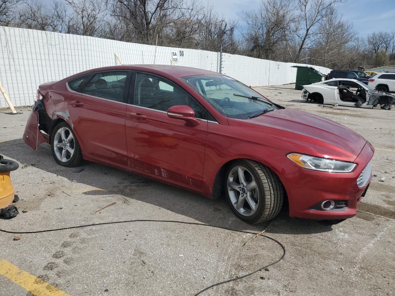 2015 Ford Fusion VIN 3FA6P0H75FR135500 Copart auction photo, rear end damage thumbnail 4