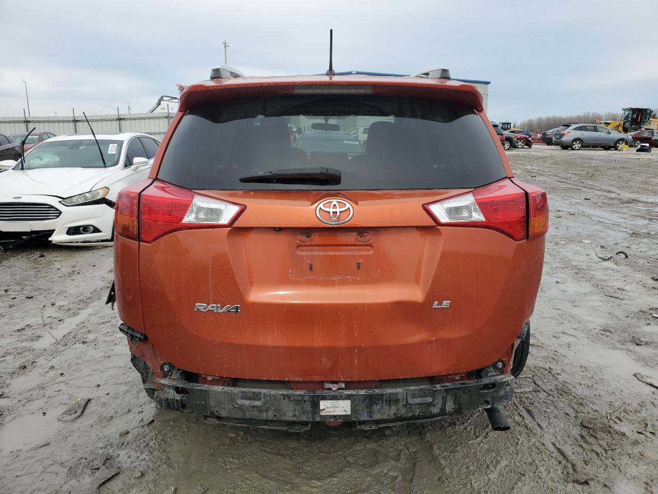 2015 Toyota RAV 4 VIN JTMZFREV9FJ036349 Copart auction photo, rear end / front end damage thumbnail 6
