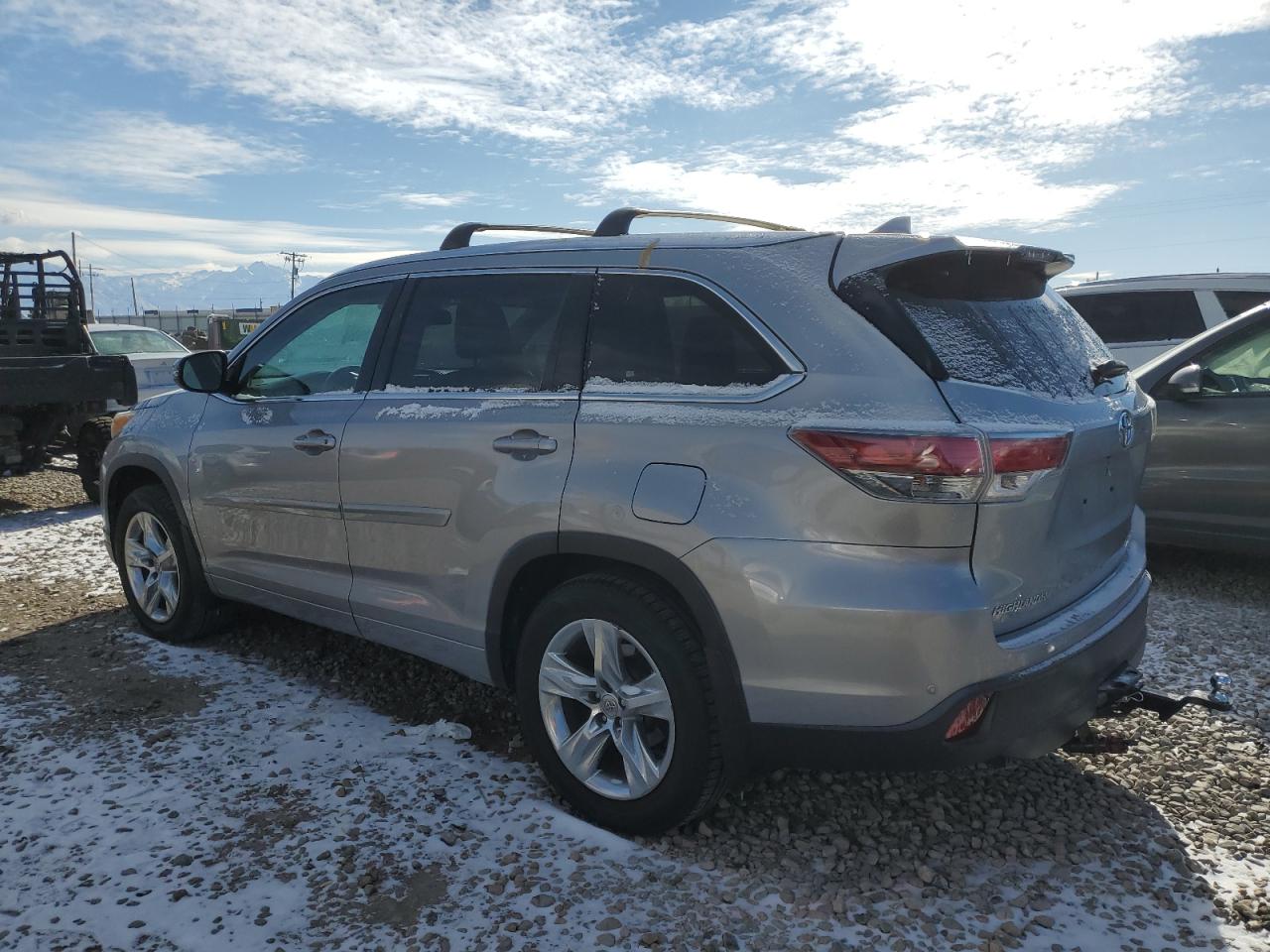 2015 Toyota Highlander VIN 5TDDKRFH7FS207407 Copart auction photo, frame damage damage thumbnail 2