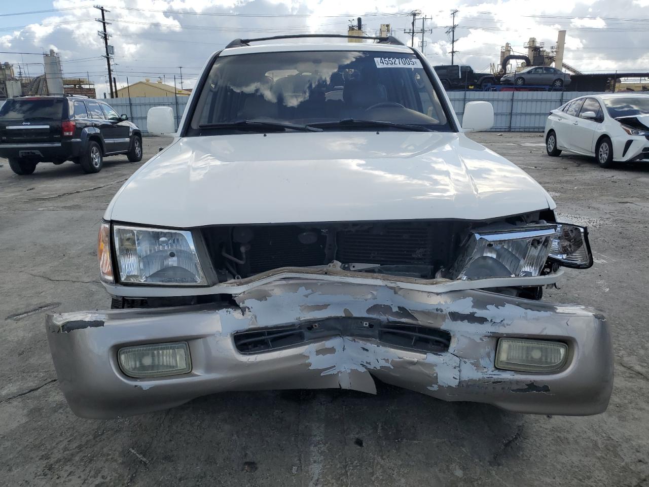 1999 Toyota Land Cruiser VIN JT3HT05J7X0049786 Copart auction photo, front end / rear end damage thumbnail 5