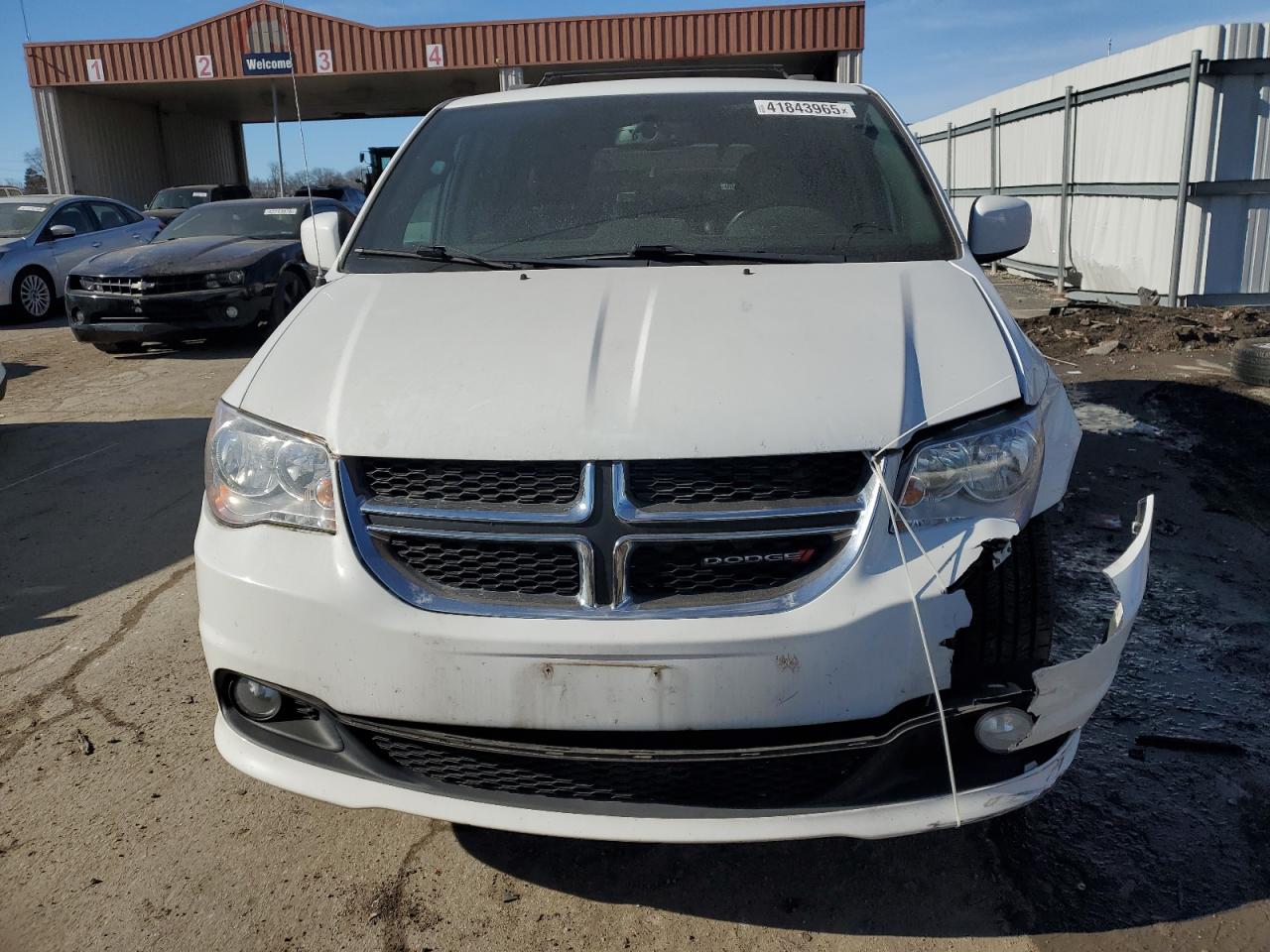 2018 Dodge Caravan VIN 2C4RDGCG4JR238888 Copart auction photo, front end / rear end damage thumbnail 5