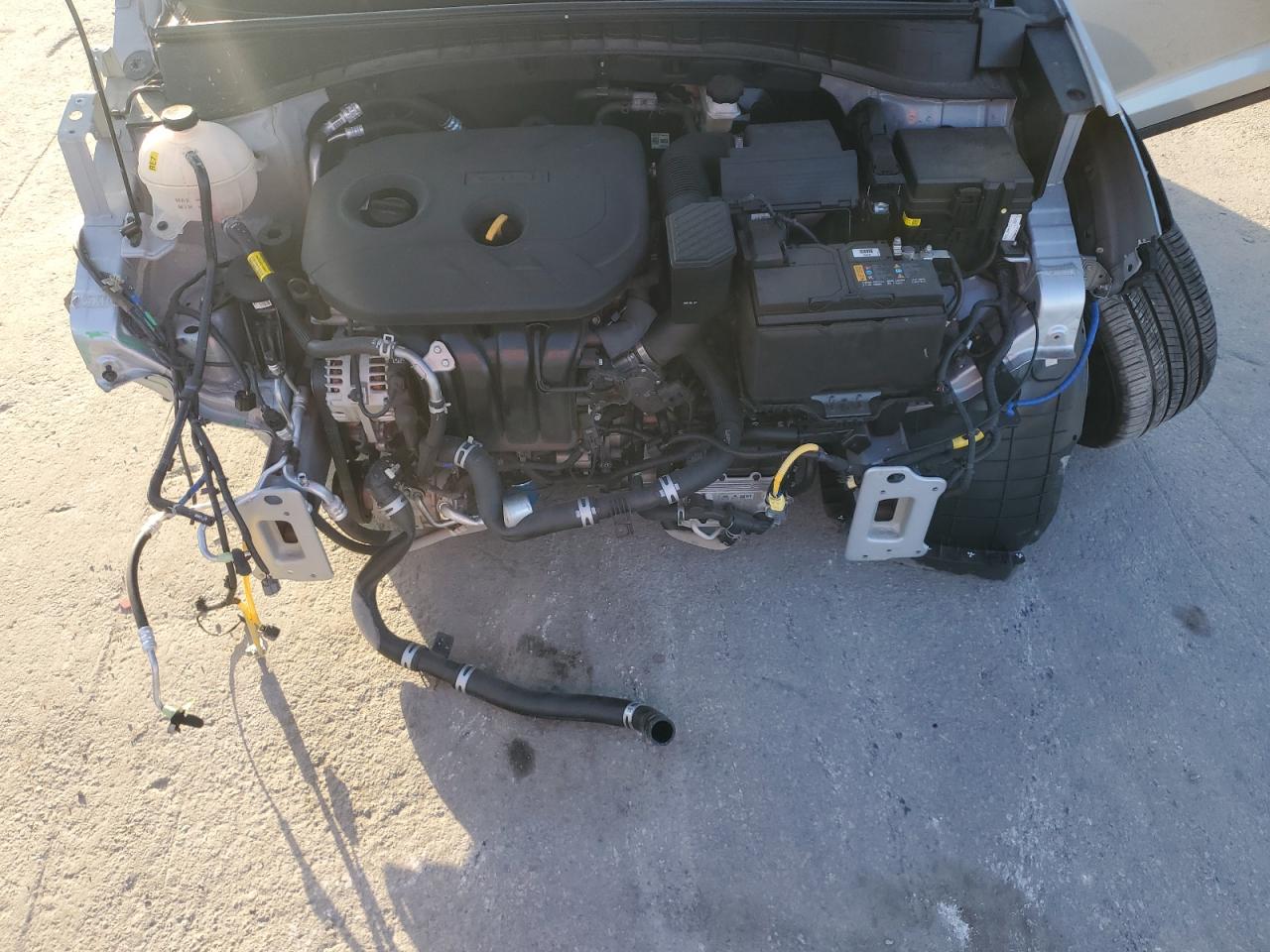 2021 Hyundai Tucson VIN KM8J23A45MU327988 Copart auction photo, front end damage thumbnail 12