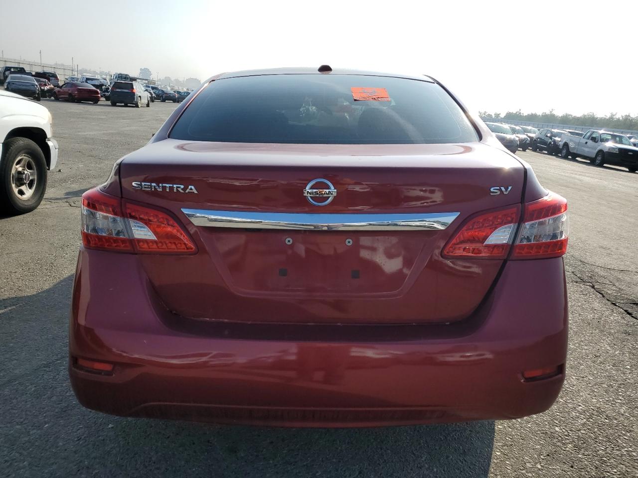 2015 Nissan Sentra VIN 3N1AB7APXFL692236 Copart auction photo, all over damage thumbnail 6