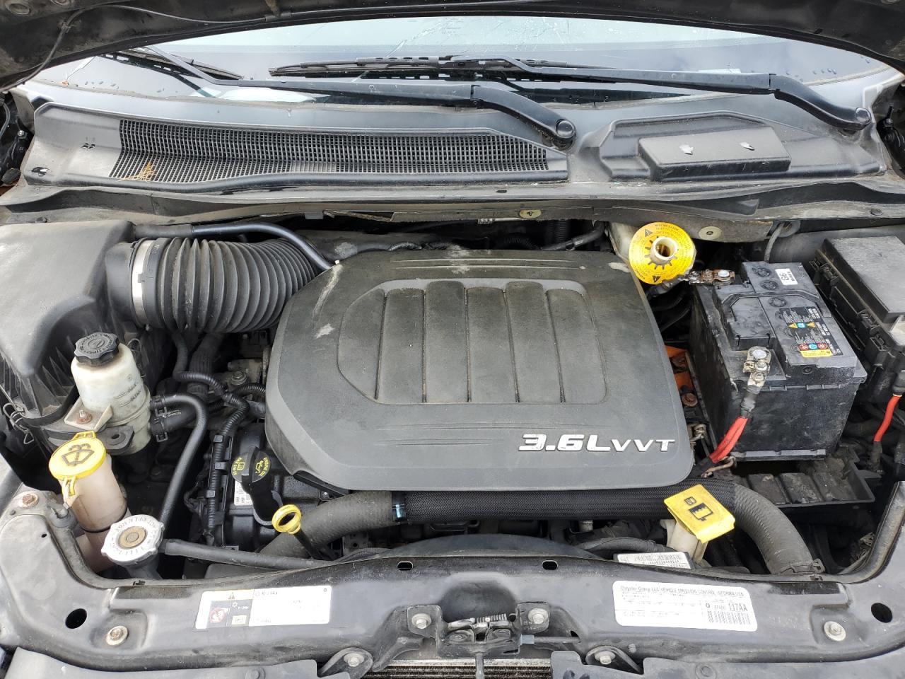 2015 Chrysler Town & Country VIN 2C4RC1BG7FR505059 Copart auction photo, all over damage thumbnail 12