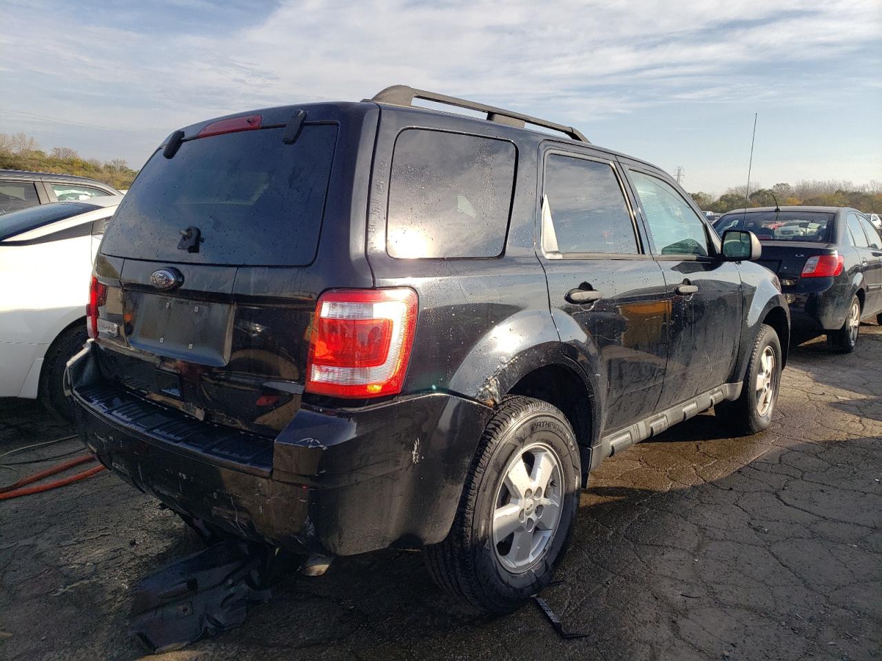 2010 Ford Escape VIN 1FMCU0D7XAKC14598 Copart auction photo, rear end damage thumbnail 3