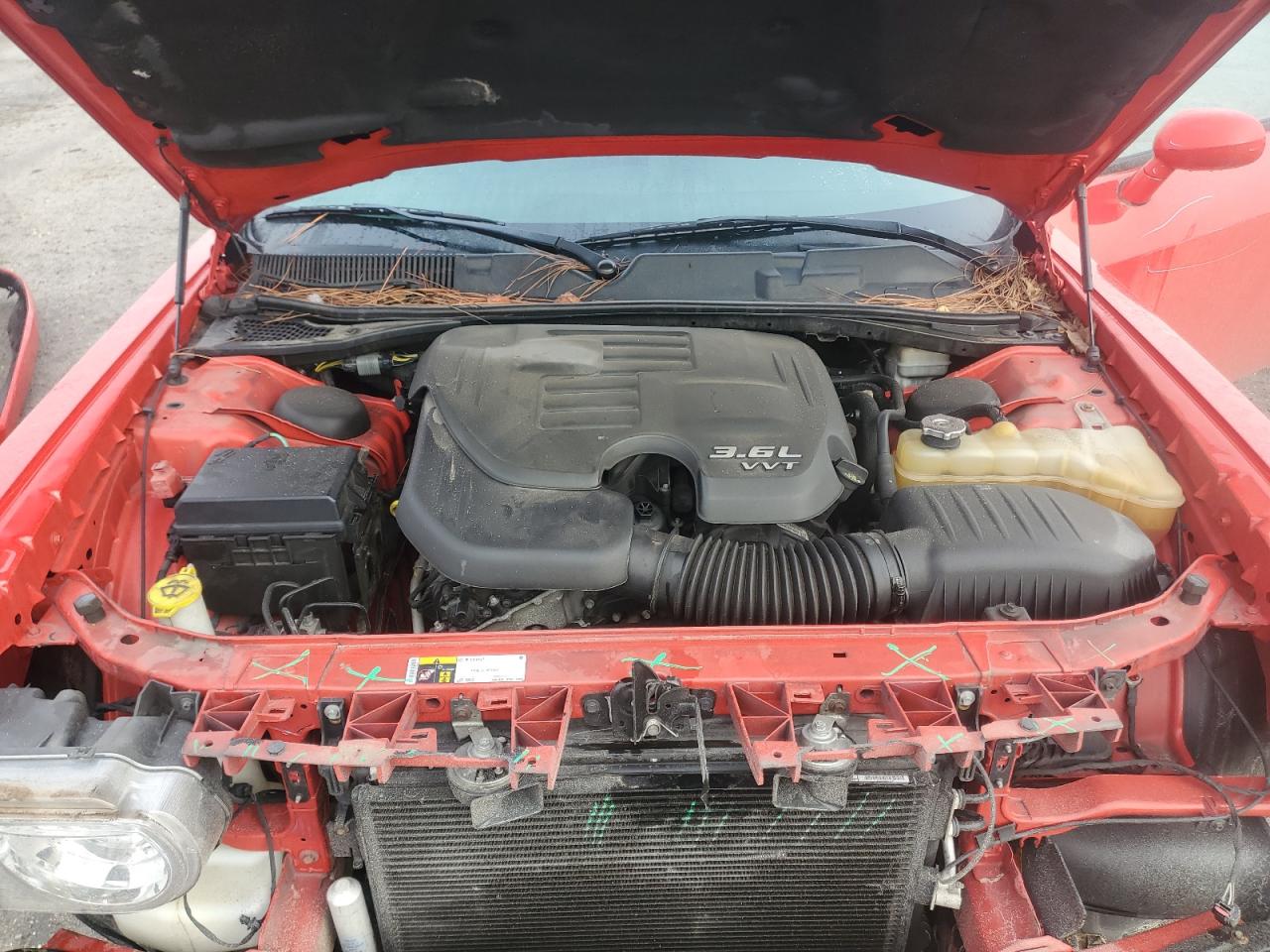 2014 Dodge Challenger VIN 2C3CDYAG3EH283349 Copart auction photo, front end damage thumbnail 11