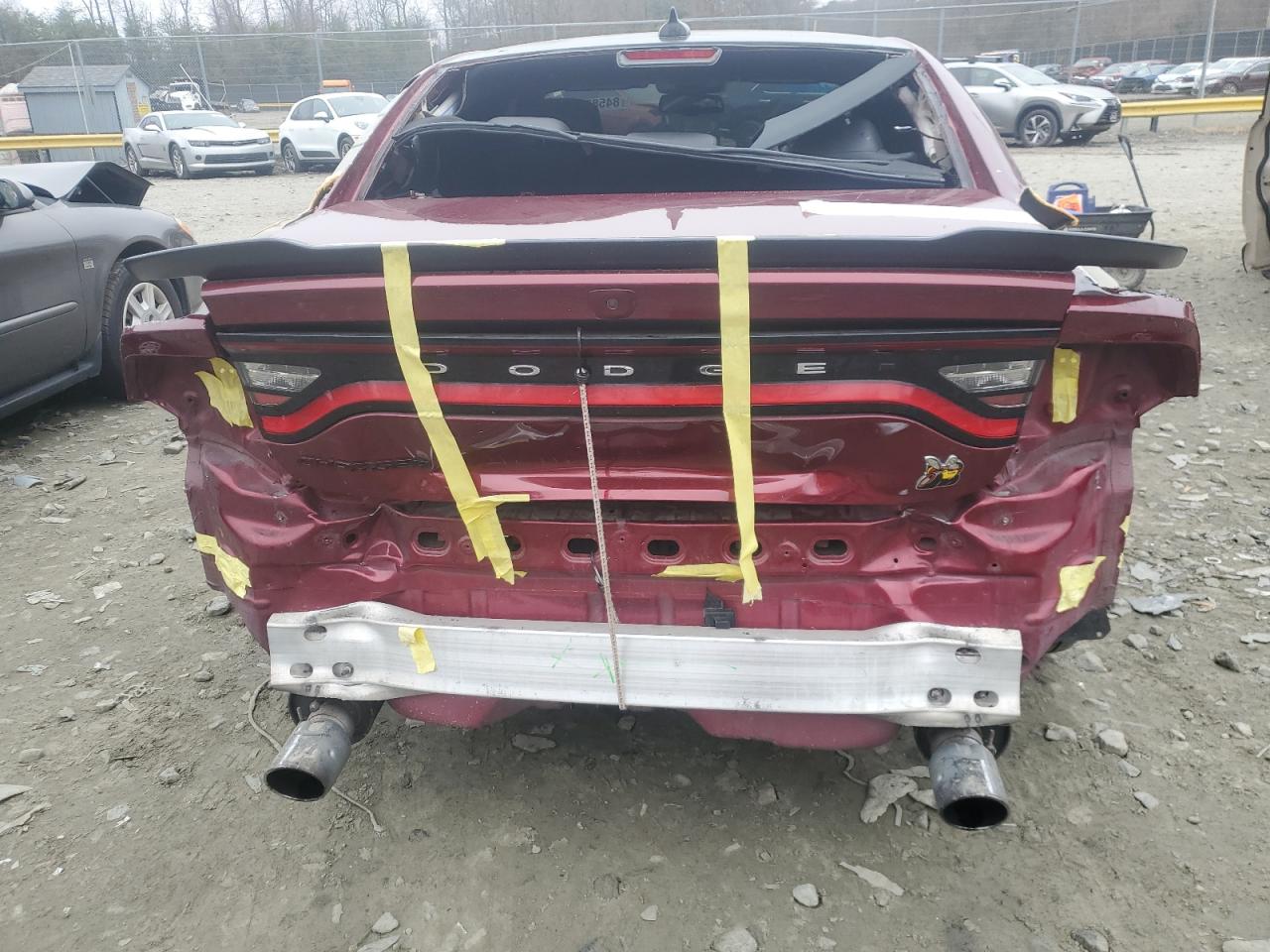 2020 Dodge Charger VIN 2C3CDXGJ0LH162224 Copart auction photo, rear end damage thumbnail 6
