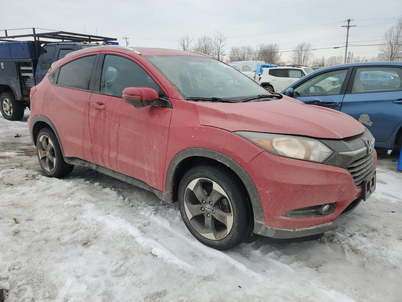 2018 Honda HR-V VIN 3CZRU6H75JM700556 Copart auction photo, rear end damage thumbnail 4
