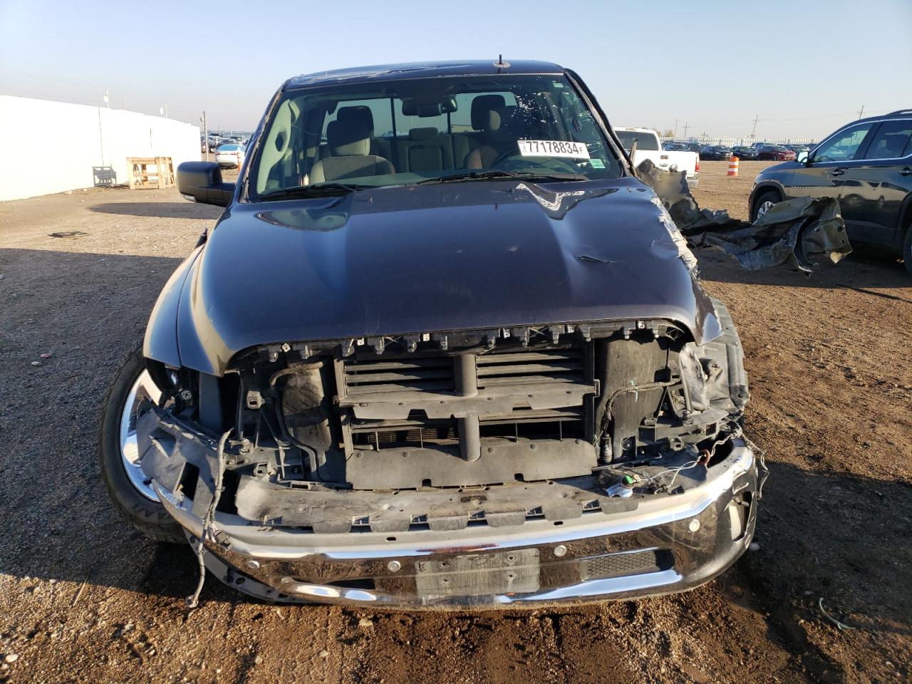 2017 RAM 1500 VIN 3C6RR7LT8HG787984 Copart auction photo, rollover / hail damage thumbnail 5