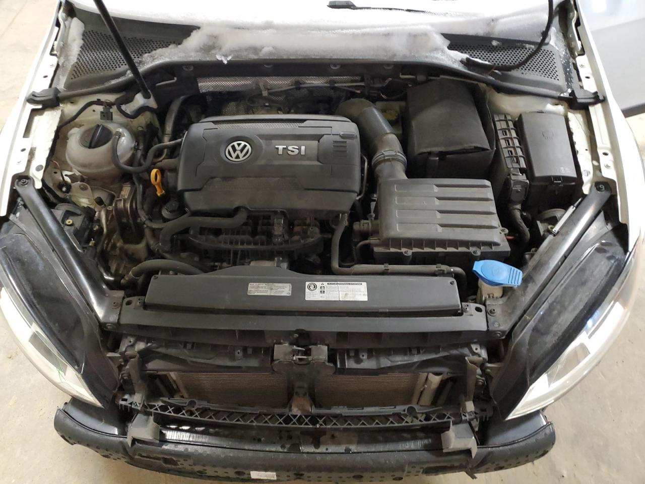 2017 Volkswagen Golf VIN 3VWH17AU8HM525145 Copart auction photo, rear end / front end damage thumbnail 13