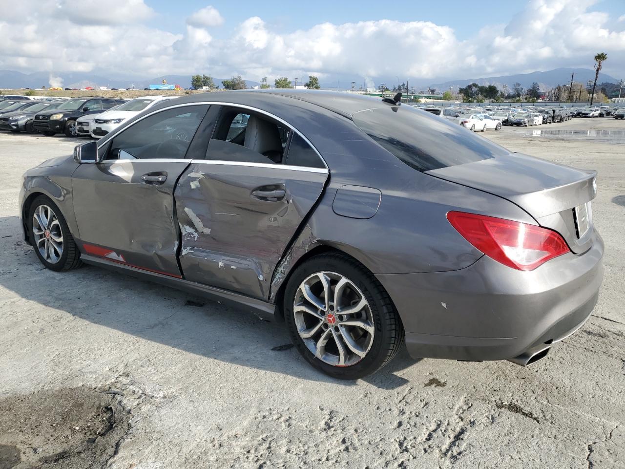 2015 Mercedes-Benz CLA-klasse VIN WDDSJ4EB8FN285278 Copart auction photo, side damage thumbnail 2