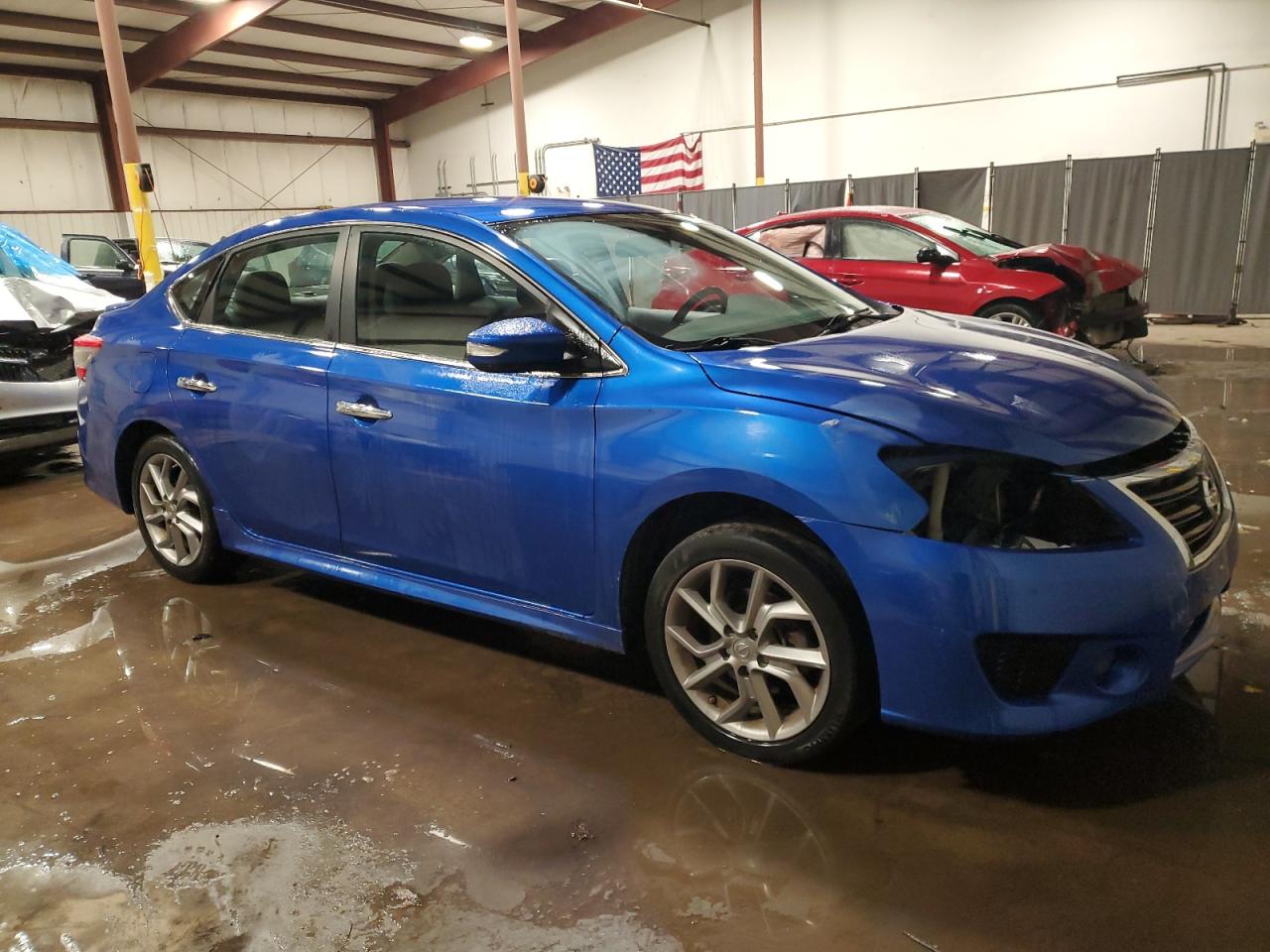 2015 Nissan Sentra VIN 3N1AB7AP0FY333691 Copart auction photo, front end damage thumbnail 4