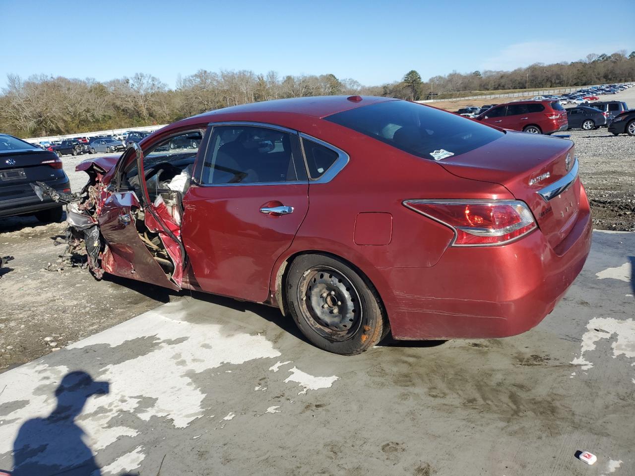 2015 Nissan Altima VIN 1N4AL3AP7FN865994 Copart auction photo, front end / side damage thumbnail 2