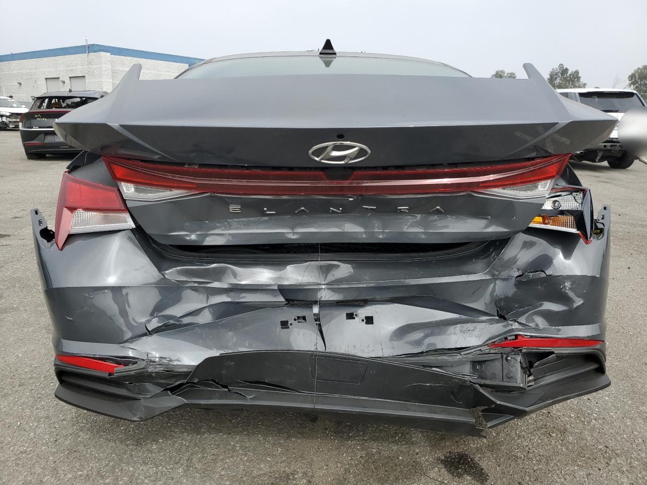 2023 Hyundai Elantra VIN KMHLS4AG2PU625511 Copart auction photo, rear end damage thumbnail 6