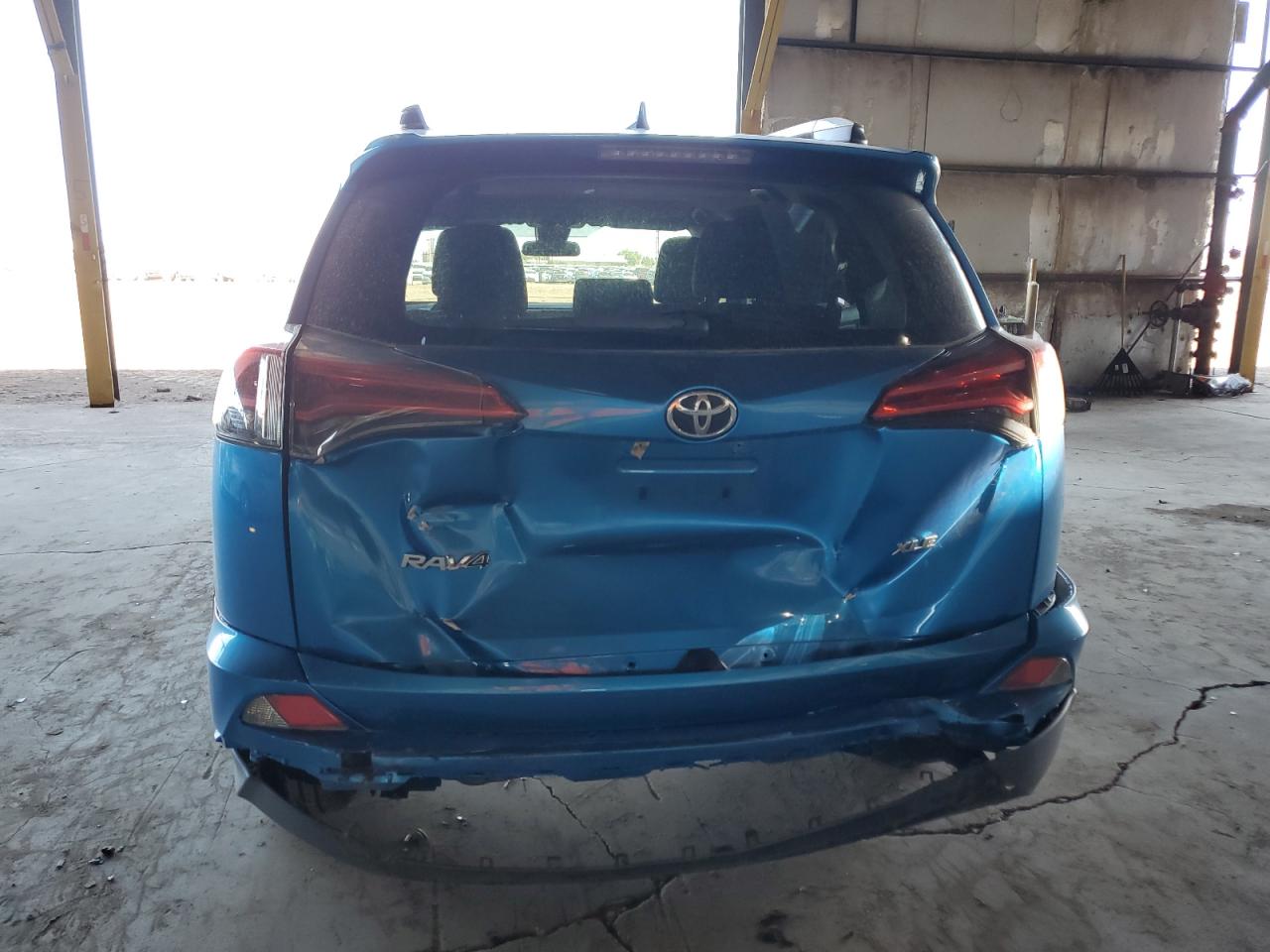 2017 Toyota RAV 4 VIN 2T3WFREV5HW385693 Copart auction photo, rear end damage thumbnail 6