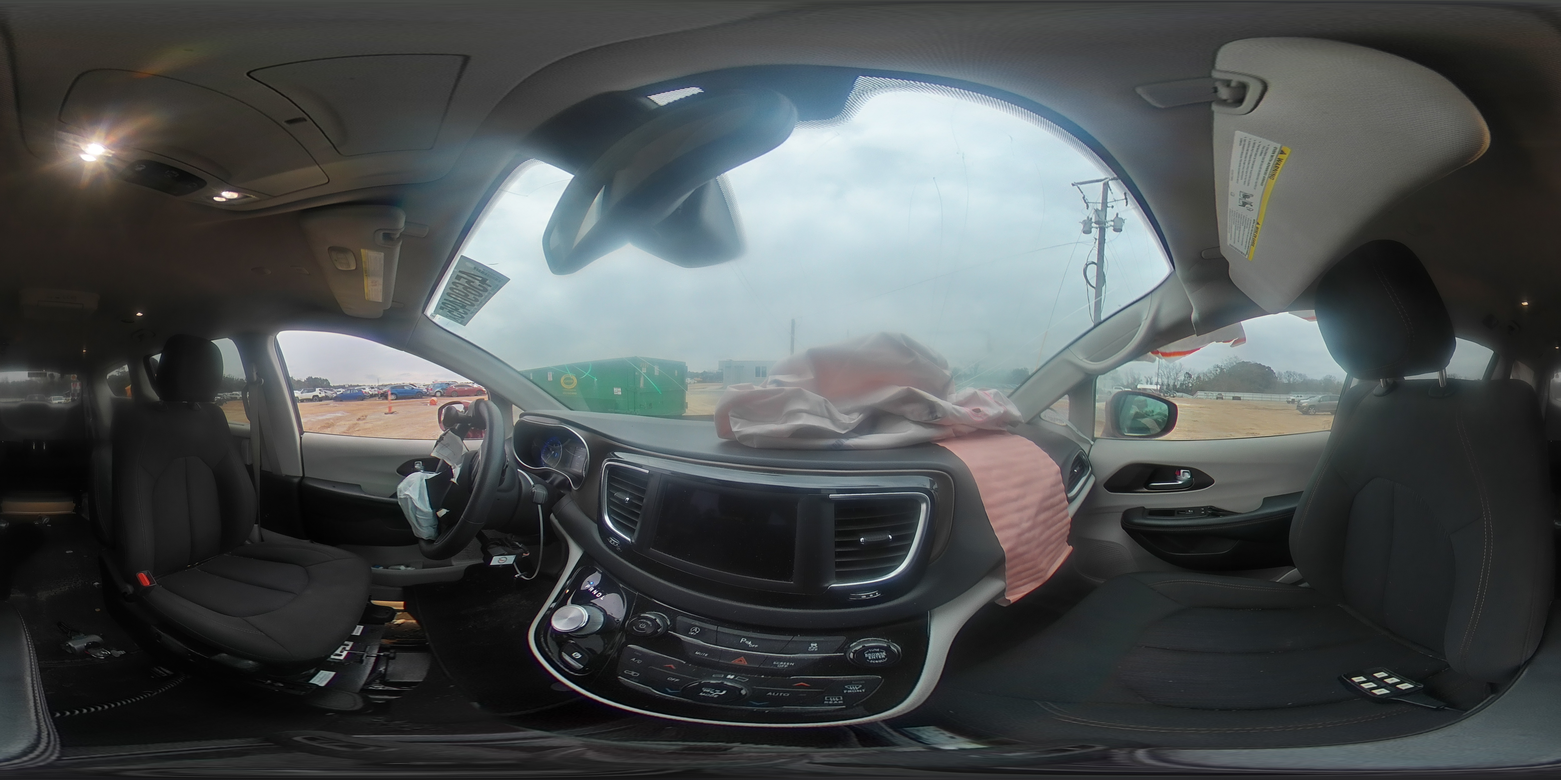 2018 Chrysler Pacifica VIN 2C4RC1FG1JR125721 Copart auction photo, front end / rear end damage thumbnail 14